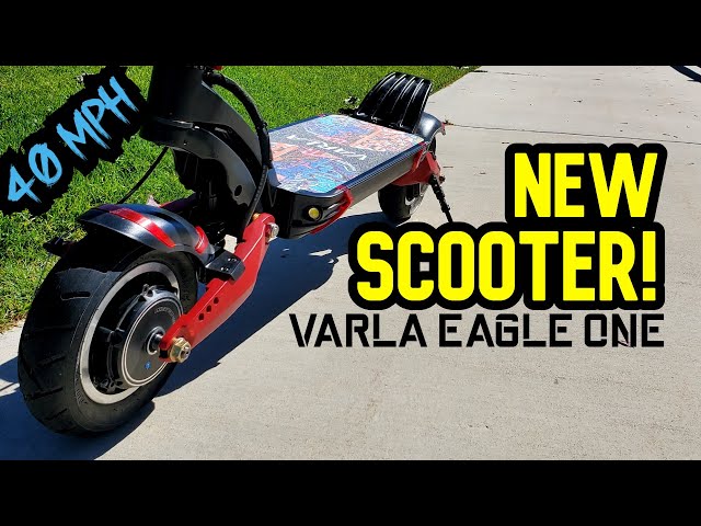My New 40 MPH Electric Scooter! Varla Eagle One First Impressions and Unboxing