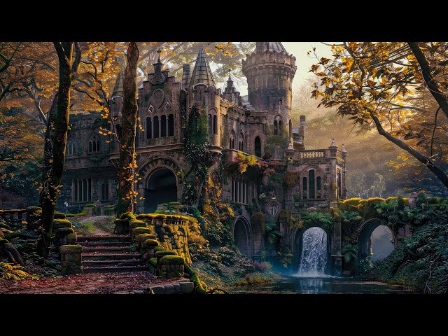 Peaceful Celtic Relaxation Music, Celtic Music for Meditation, Beautiful Fantasy Castle Space