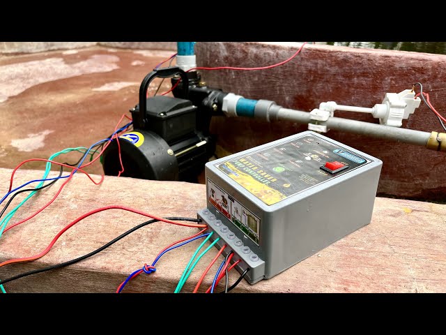 How 🤔to turn ON Motor Automatically | Motor pump controller |