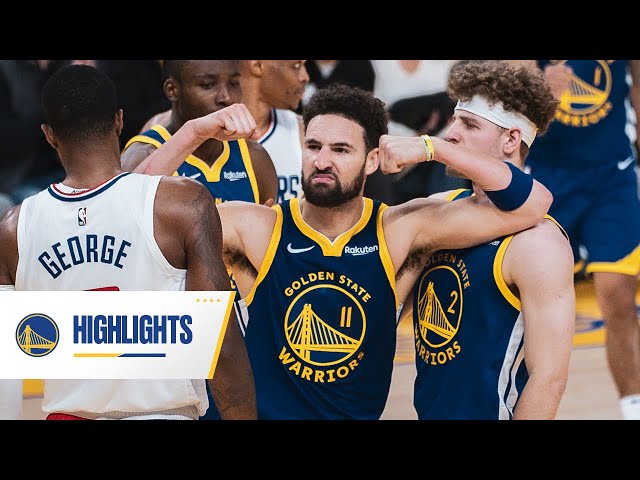 Stephen Curry & Klay Thompsn Pace Warriors' Win Over Clippers | Nov. 30, 2023