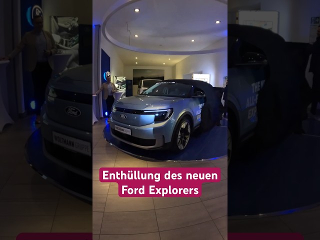 Enthüllung des neuen Ford Explorers Electric. Basiert auf der MEB Plattform von VW #shorts