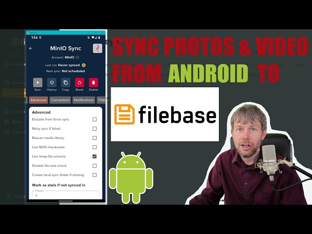 Automatically Sync Photos 📷 and Video 📽️ From Android 📲 to Filebase S3-Compatible Cloud Storage!