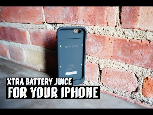Battery BOOST For Your iPhone - Mophie Juice Pack Air