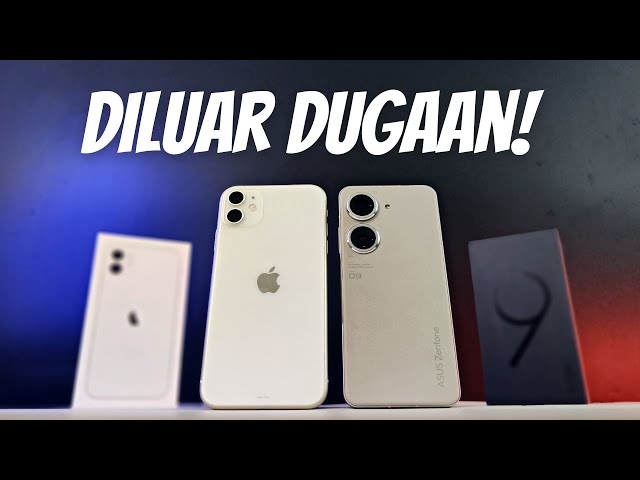 Diluar Dugaan! iPhone 11 VS Asus Zenfone 9 MENDING MANA?
