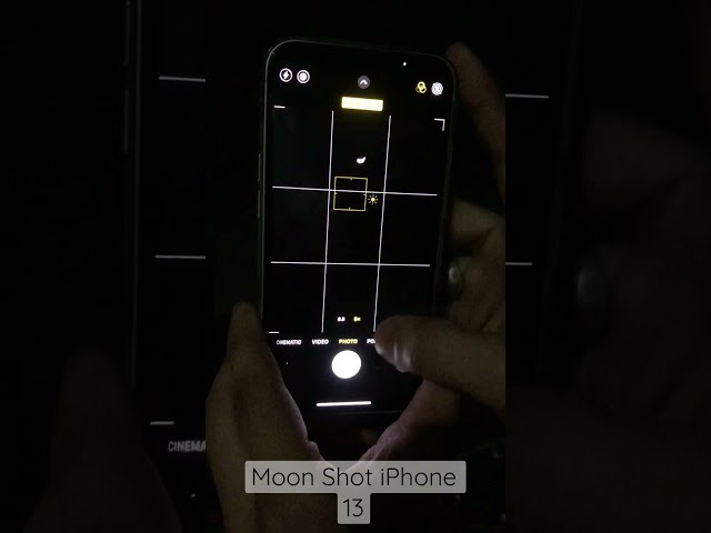 Moon Shot with iPhone 13 #shorts #iphone #2023 #short #moonshotwithiphone