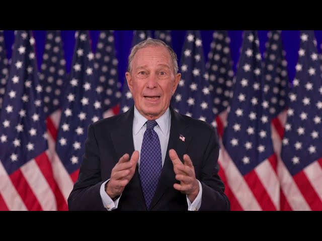 Mayor Mike Bloomberg at the Democratic National Convention