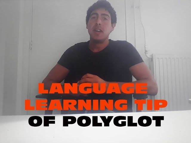 Language learning tip of a polyglot