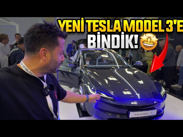 Yeni Tesla Model 3'e bindik! (İLK KARŞILAŞMA) - TR'DE İLK!