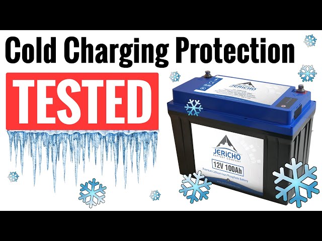 Testing Cold Charging Protection - Jericho 12V 100Ah LiFePO4 Battery With Internal Heater