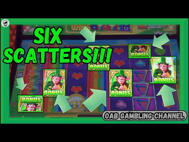 CRAZY VOLATILE ACTION! | 6 SCATTER SYMBOLS ON Leprechaun's Gold, Amazon Eyes Blows Off & LOTS MORE!