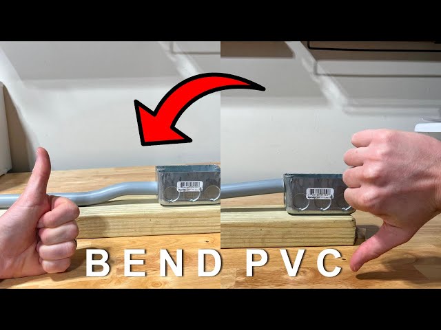 How to Bend PVC Electrical Conduit with a Heat Gun || Offset Bend