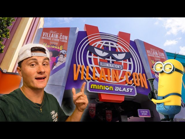 Villain-Con: Minion Blast Ride at Universal Orlando | Honest Review of New Ride | Is it good?