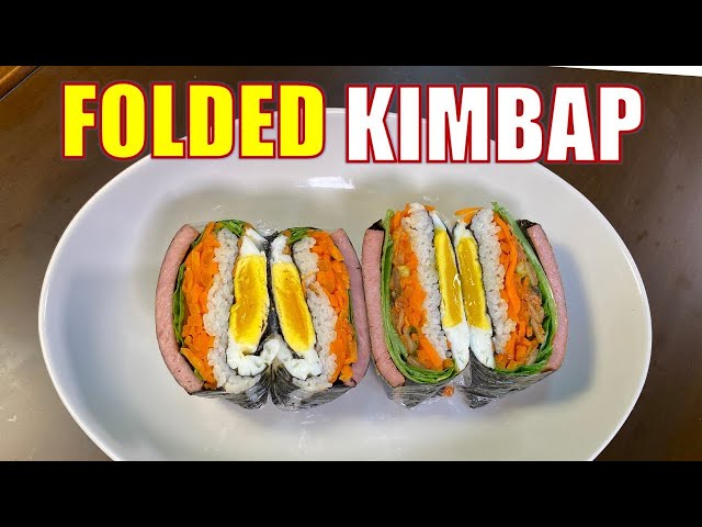 How To Fold Gimbap So It Looks Like A Sandwich!