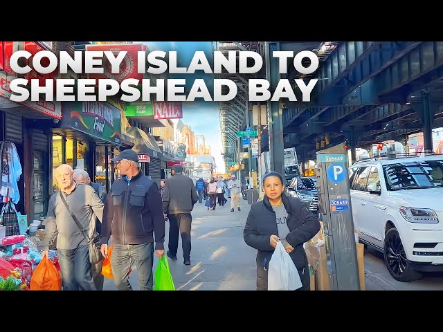 NYC Walk : Coney Island & Brighton Beach to Sheepshead Bay in October 2022