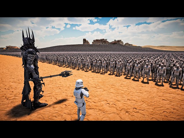 SAURON & STORMTROOPER VS 1,000,000 ZOMBIES - Full Animation