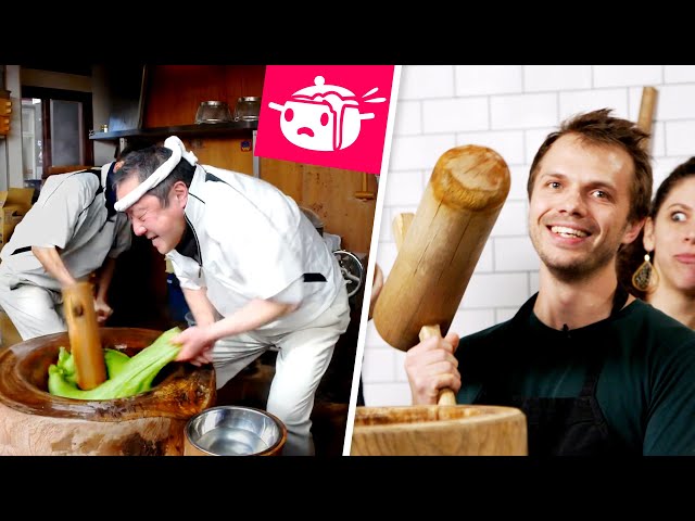 We Tried To Make Mochi With Giant Hammers • Eating Your Feed • Tasty