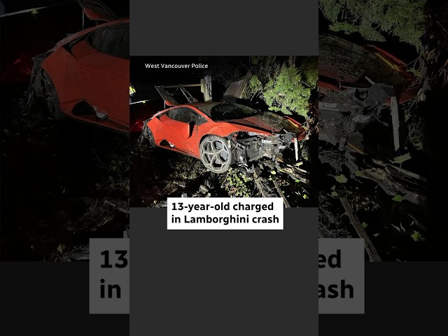 13-year-old charged in Lamborghini crash