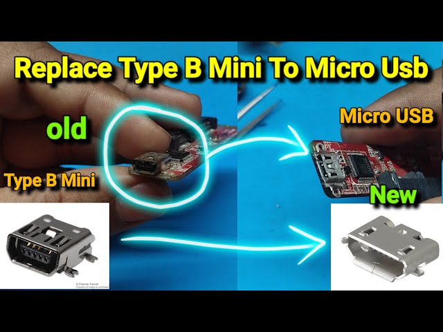 Micro USB Port Conversion | Micro Usb Port Replacement