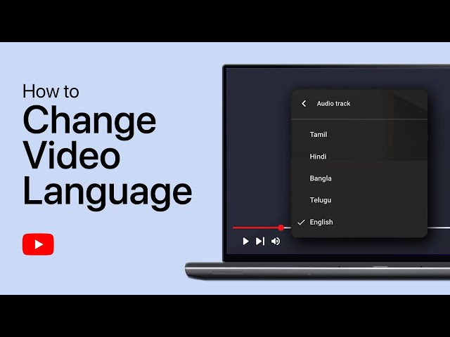How To Change Audio Language on YouTube Videos