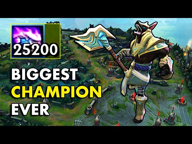 BIGGEST CHAMPION EVER! Nasus with 25200 Stacks!