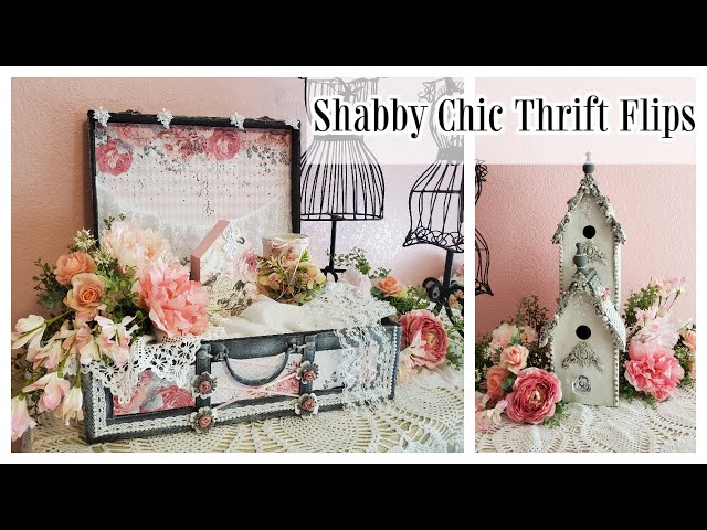 SHABBY CHIC THRIFT FLIPS - FRENCH COUNTRY SHABBY CHIC COTTAGE DECOR
