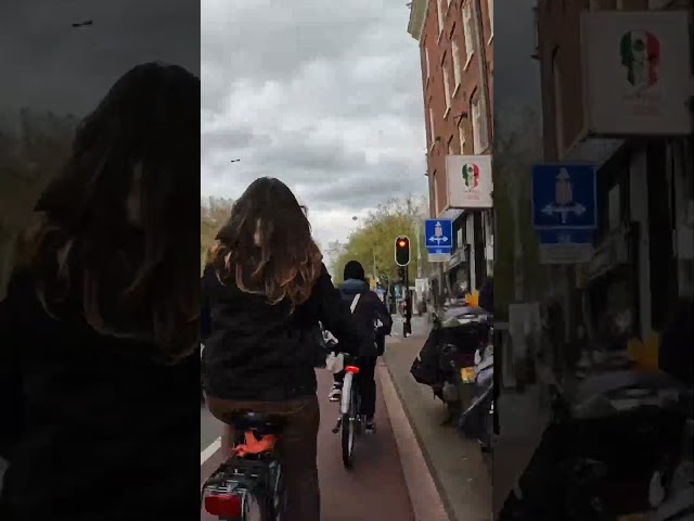 Amsterdam Biking - #streetsofamsterdam #travel #bicycle #amsterdam #gopro