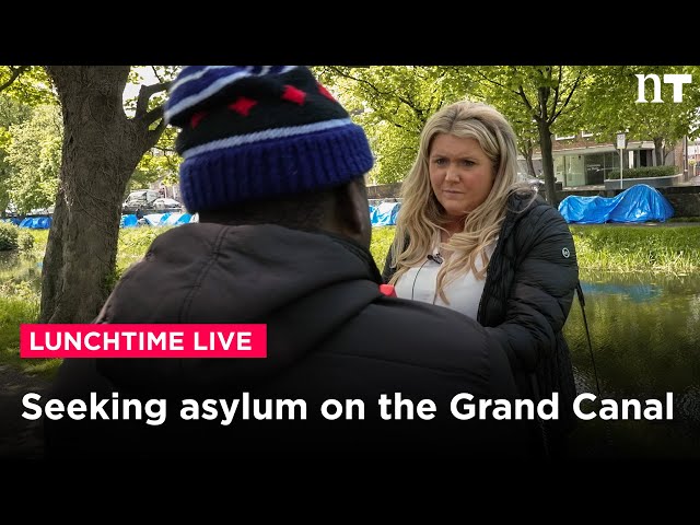 'I feel safe here': Speaking to asylum seekers living in tents on Grand Canal