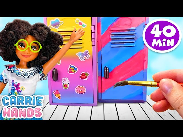Locker Makeover & DIY Decorations With Disney Encanto, Trolls, and Barbie |Fun Compilations For Kids