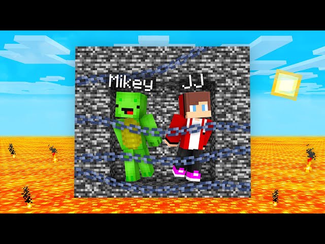 How Mikey and JJ Escape From Bedrock Prison in Minecraft (Maizen)