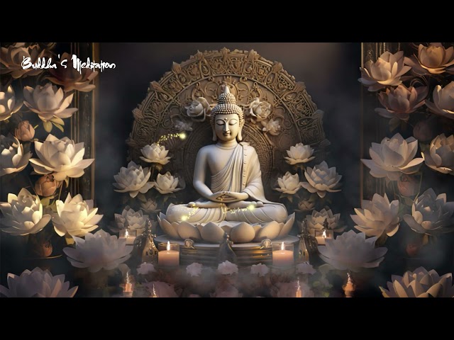 Buddha Meditation: Beautiful Lotus Lake | Spiritual Flute | Relaxing Music for Meditation, Zen #50