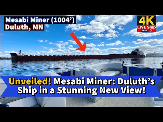⚓️Unveiled! Mesabi Miner: Duluth's Ship in a Stunning New View!