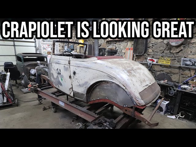 Mike's 1934 Ford "Crapiolet" Has Solid Quarter Panels...FINALLY