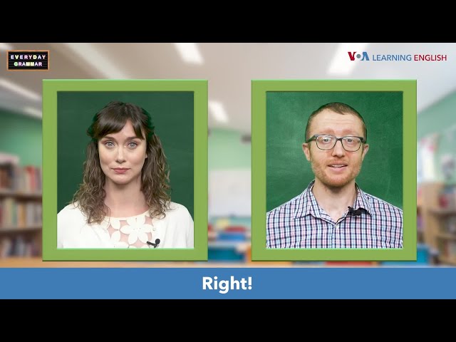 Everyday Grammar TV: How to Wish other People Well, Part 1