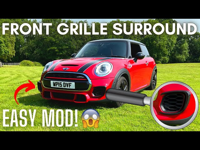 F56 JCW Front Grille Surrounds INSTALL!! (SO EASY!) 😱