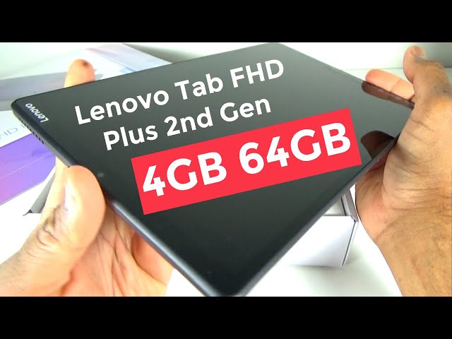 Lenovo Tab M10 FHD Plus 2nd Gen 4GB 64GB 10.3 inch Tablet Unboxing and Setup