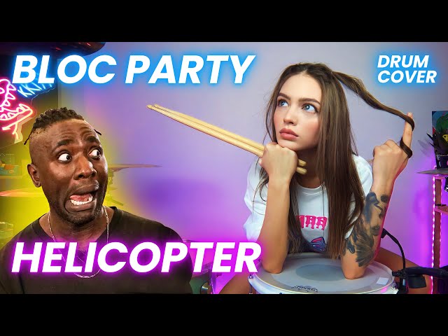 Bloc Party - Helicopter - Drum Cover by Kristina Rybalchenko