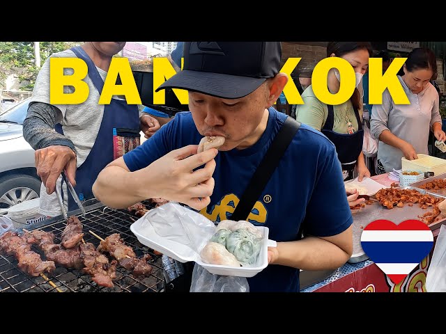 Must Try ! Bangkok Street Food and Morning Market 🇹🇭 Thai Street Food คู่รักเกาหลีกินข้าวไทย