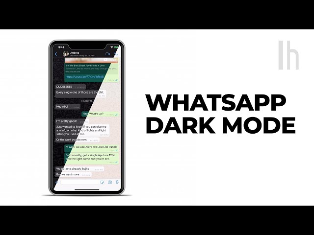 How to Turn On WhatsApp's New Dark Mode