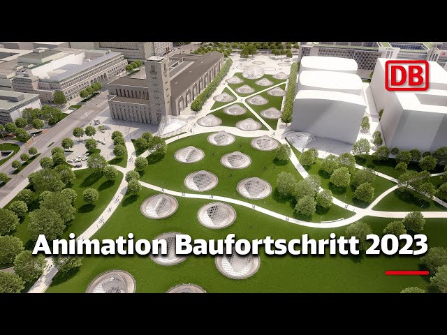 Stuttgart 21: Animation construction progress 2023