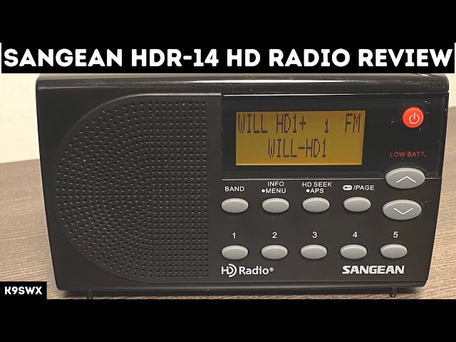 Sangean HDR-14 HD/FM/AM radio review