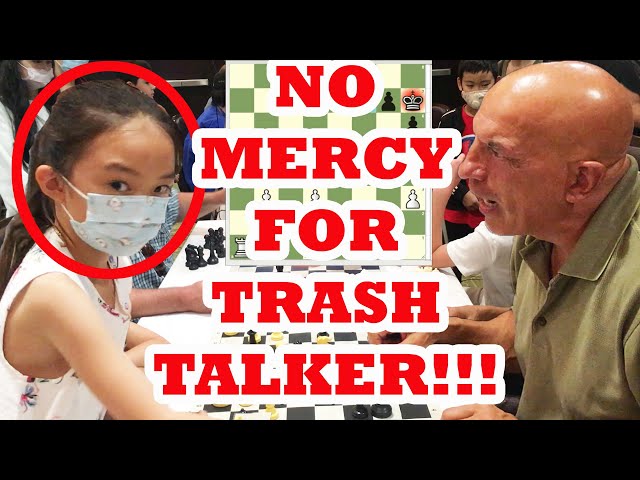 9 Year Old Girl Hustles Trash Talker With Brutal Queen Sac! Queen’s Gambit IRL! Ruyi vs Boston Mike