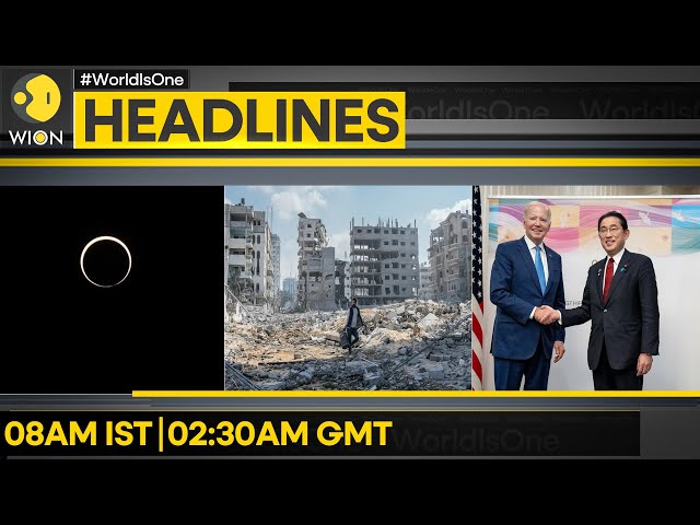 Solar Eclipse: Millions watch stunning spectacle | Gaza truce talks still deadlocked| WION Headlines