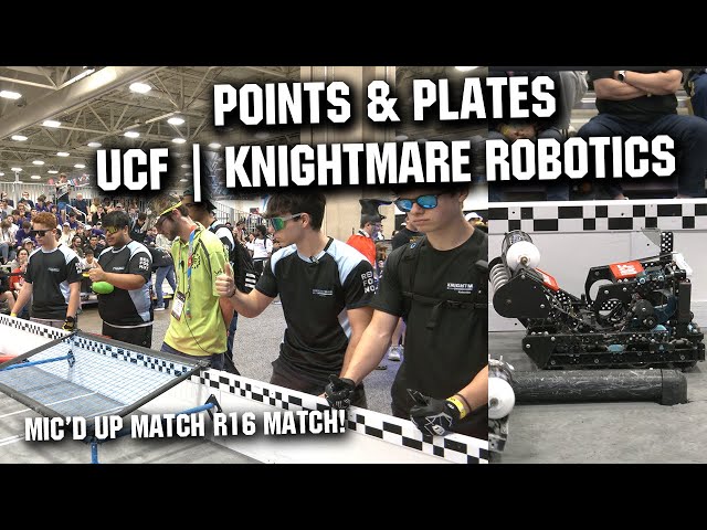 UCF Knightmare Robotics Mic'd Match | VEX Worlds Innovate | R16 Match 5 |Points & Plates