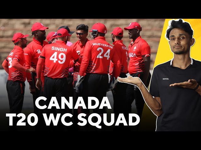 Canada Men's T20 World Cup 2024 squad
