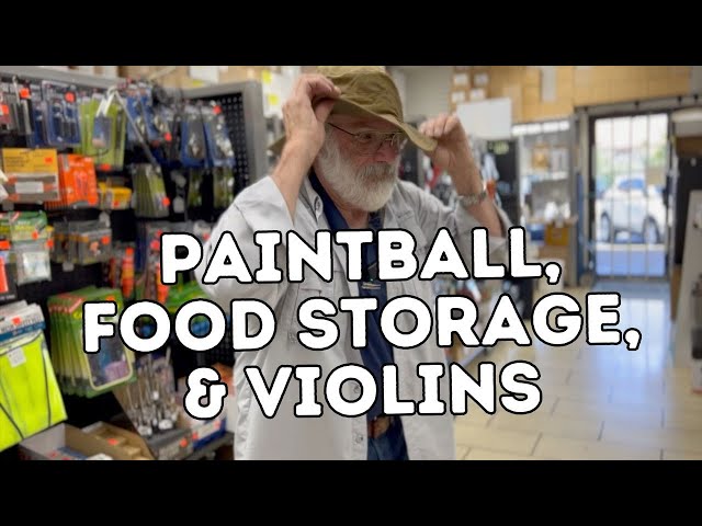 Discovery: Paintball, Food Storage, & Violins