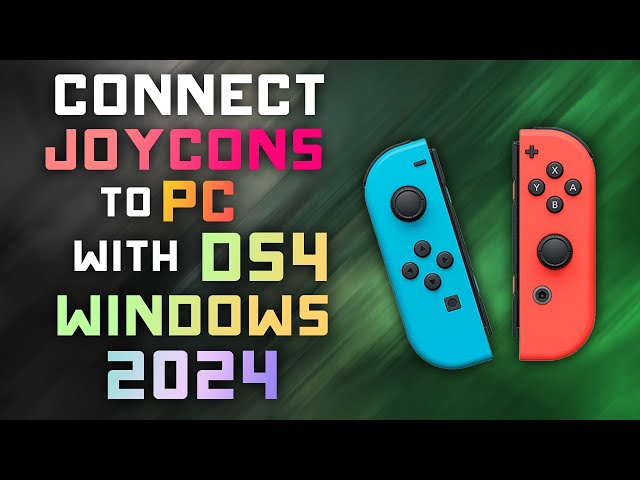 How to Connect Nintendo Joycons to PC w/ DS4 Windows - 2024 Tutorial