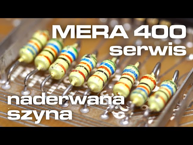 MERA-400 serwis: naderwana szyna pakietu P-A