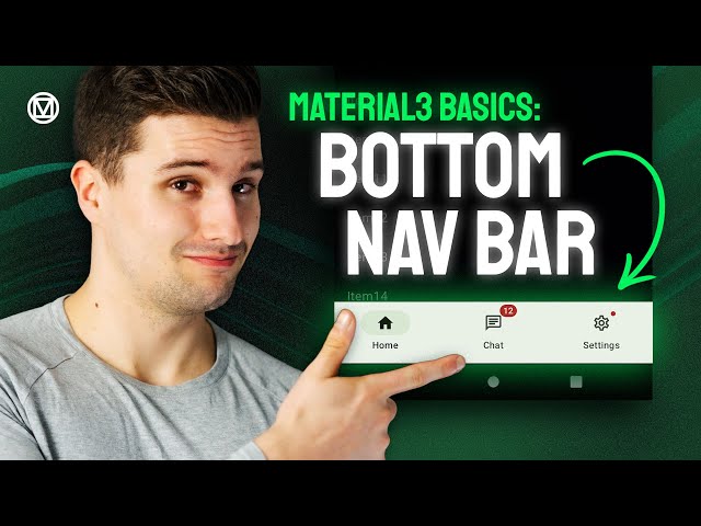Bottom Navigation Bar With Badges - UX With Material3