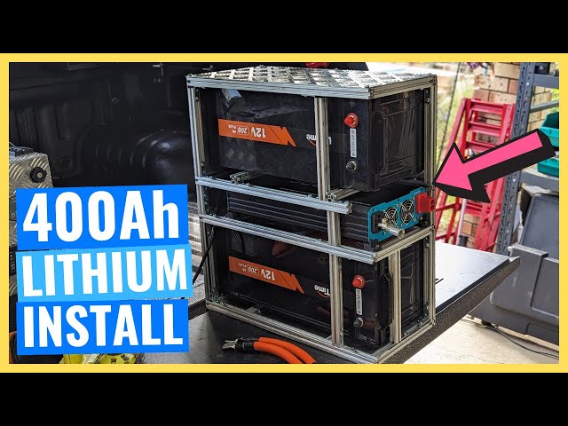 The Ultimate 400Ah 5120Wh 12v Lithium Battery Canopy Install Setup | Victron & LiTime Lithium