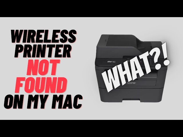 2021 Tutorial: Wireless Printer not Found on MAC (Beginners)